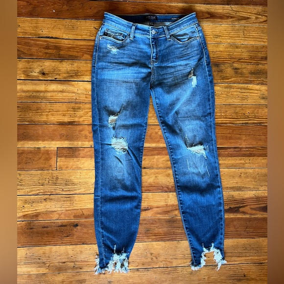 Denim - Judy Blue Jeans Distressed Size 9
